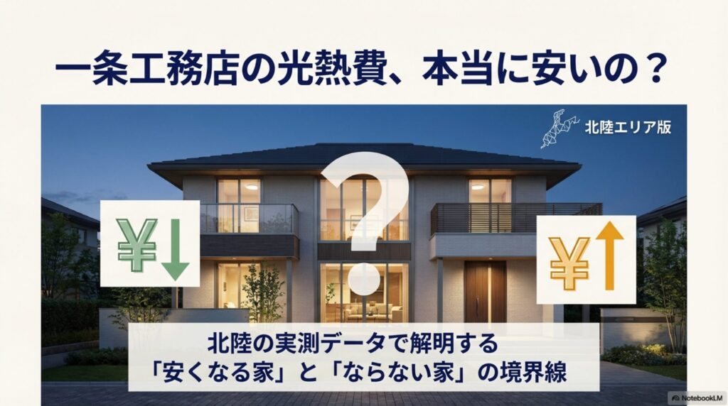 一条工務店の光熱費は本当に安いのかを北陸の実測データで検証
