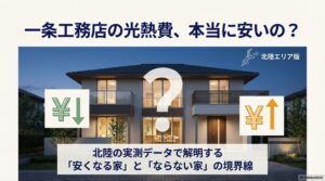 一条工務店の光熱費は本当に安いのかを北陸の実測データで検証